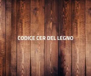 codice cer legno